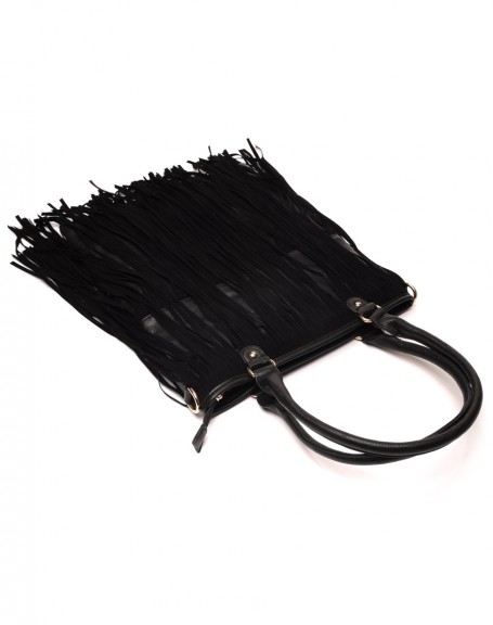 Black bag with fringes