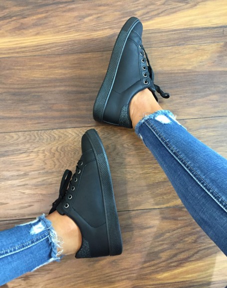 Black sneakers