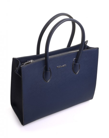 Blue class handbag