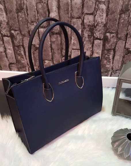 Blue class handbag