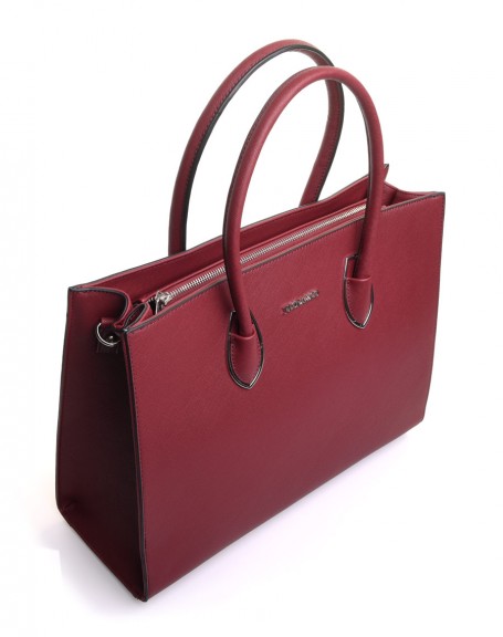 Burgundy class handbag
