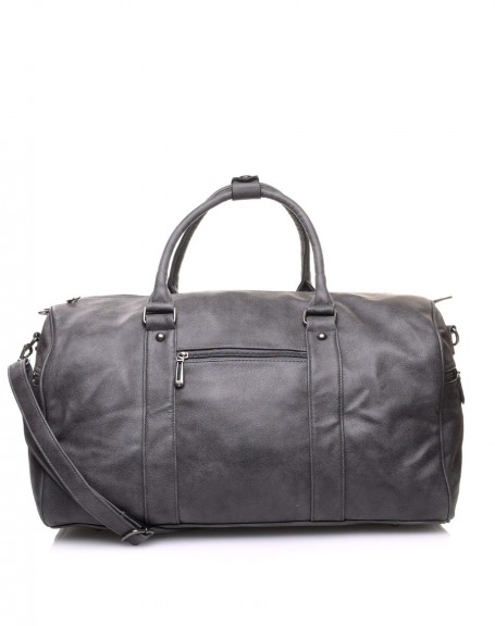 Dark gray travel bag