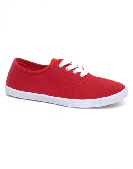 Ideal women's shoes: Red tennis
