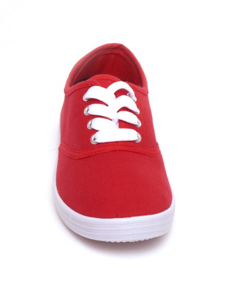 Ideal women's shoes: Red tennis