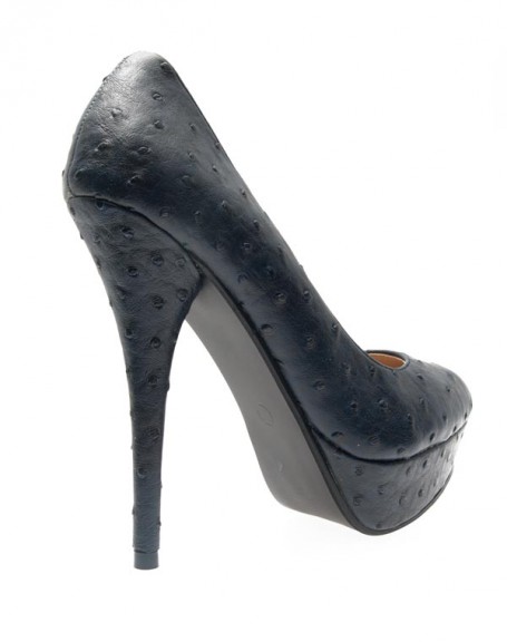 Jennika women's shoes: blue pumps