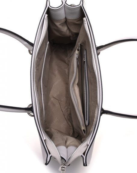 Light gray tote bag