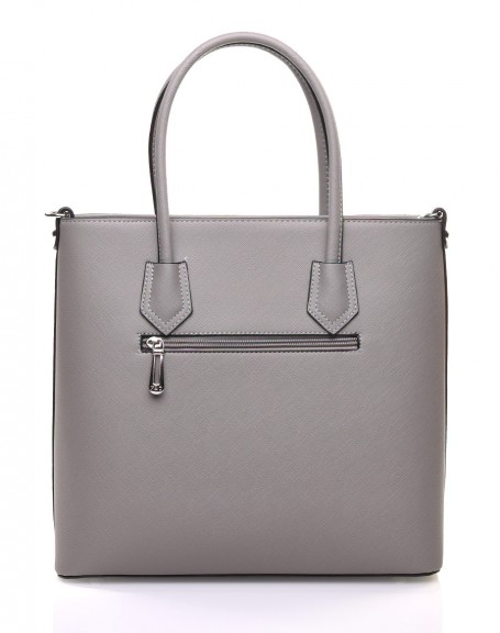Medium gray handbag