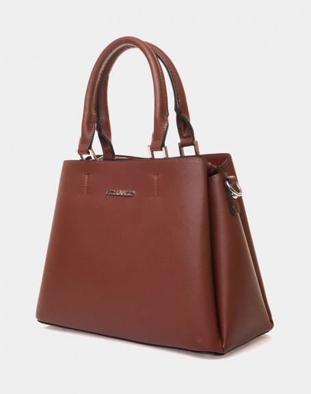 Mini brown handbag