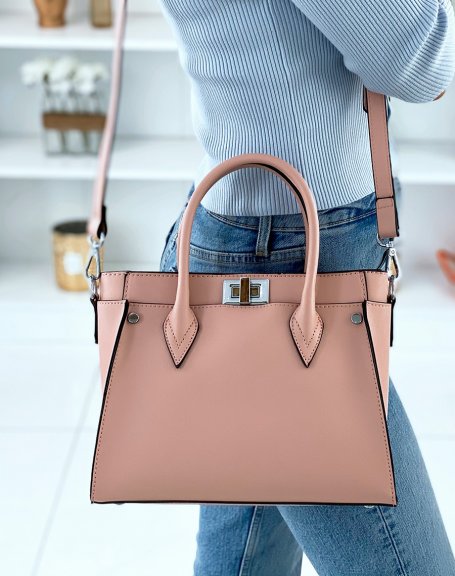 Old pink handbag