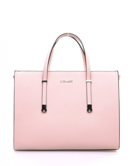 Pale pink handbag