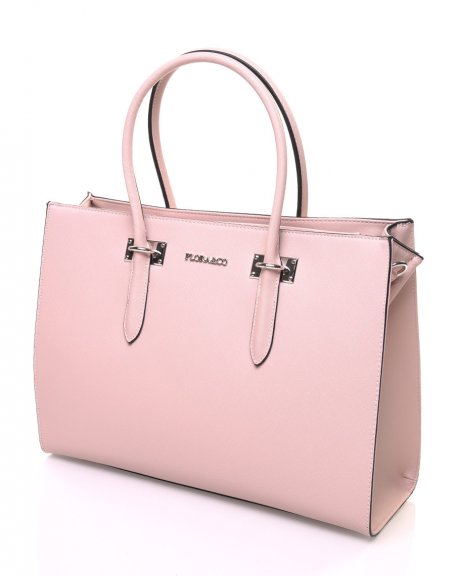 Pale pink tote bag