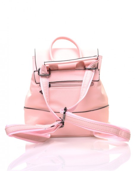 Pink studded backpack