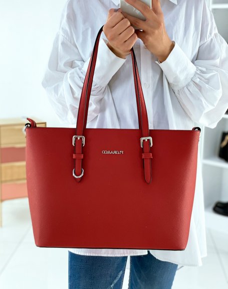 Red class tote bag