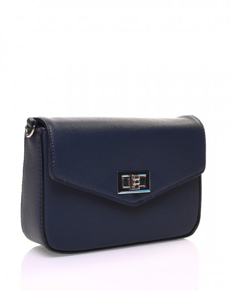 Small 2 in 1 shoulder bag and blue textured banana