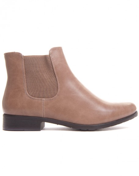 Taupe chelsea boots
