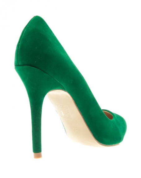 Women's shoe Style Shoes: Green pump