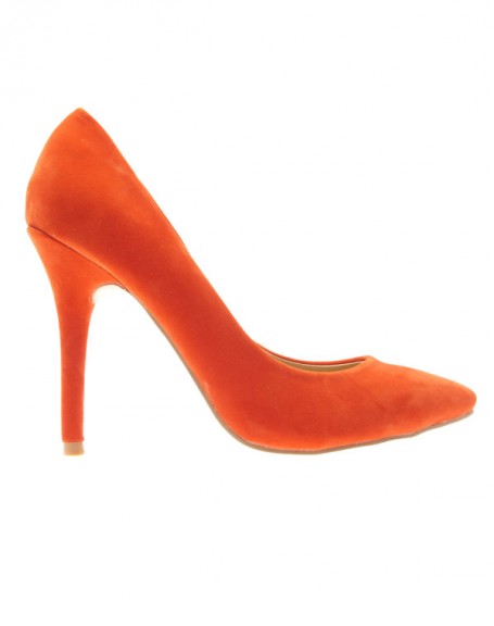 Women's shoe Style Shoes: Orange pump