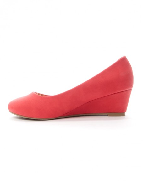 Women's shoes Style Shoes: Coral wedge pump