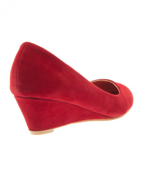 Women's shoes Style Shoes: red wedge pumps