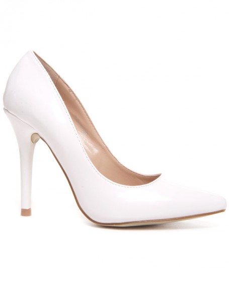 Women's shoes Style Shoes: White patent pump